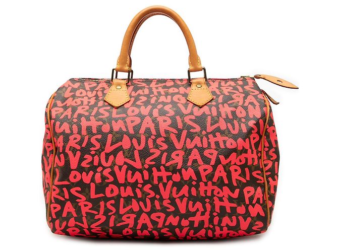 Louis Vuitton Brown Stephen Sprouse Monogram Graffiti Speedy 30 Marron