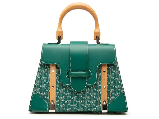 Goyard Green Goyardine Saigon Structured PM Vert