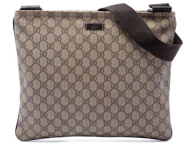 Borsa a tracolla Gucci Beige GG Supreme