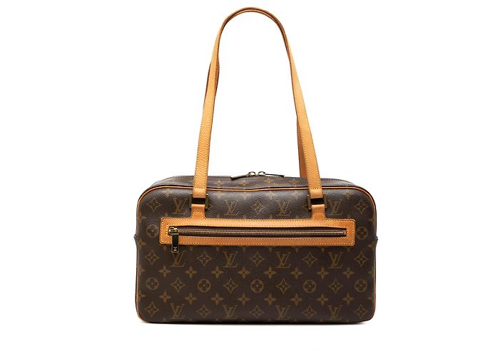 Louis Vuitton Brown Monogram Cite GM Marrom