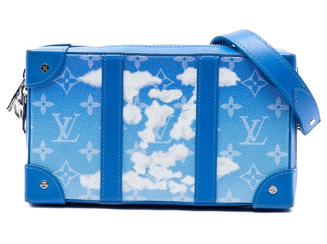 Bolsa Tiracolo Louis Vuitton Blue Monogram Clouds Trunk Azul