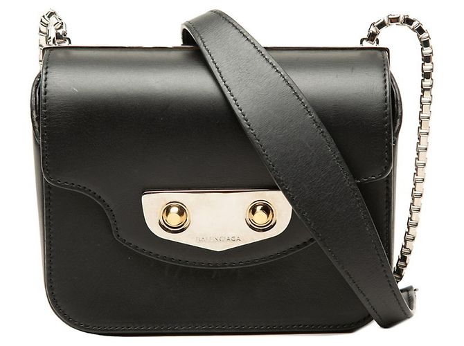 Borsa a tracolla Balenciaga Neoclassic Chain Mini Nero