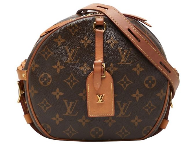 Borsa a tracolla Louis Vuitton Monogram Boite Chapeau Souple Marrone