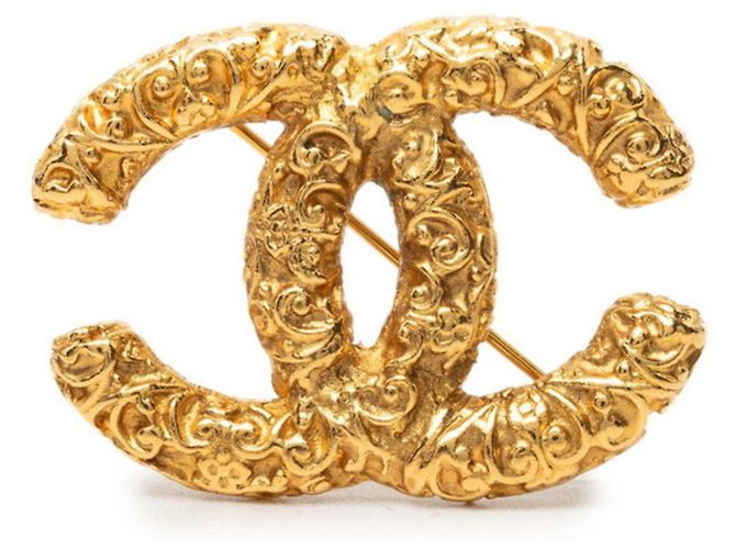 Spilla Chanel Coco Mark Lava 93A D'oro