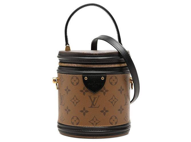 Bolsa de Maquilhagem Louis Vuitton Monogram Reverse Cannes Marrom