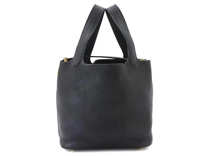 Hermès Sac à main Piko Hermes Picotin Lock PM Noir