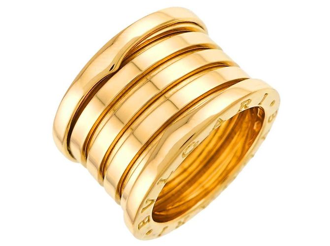 Bulgari Anello Bvlgari B.zero1 a 5 bande Giallo