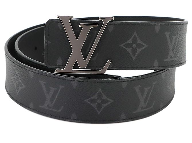 Louis Vuitton Monogram Eclipse Standard Gürtel Schwarz