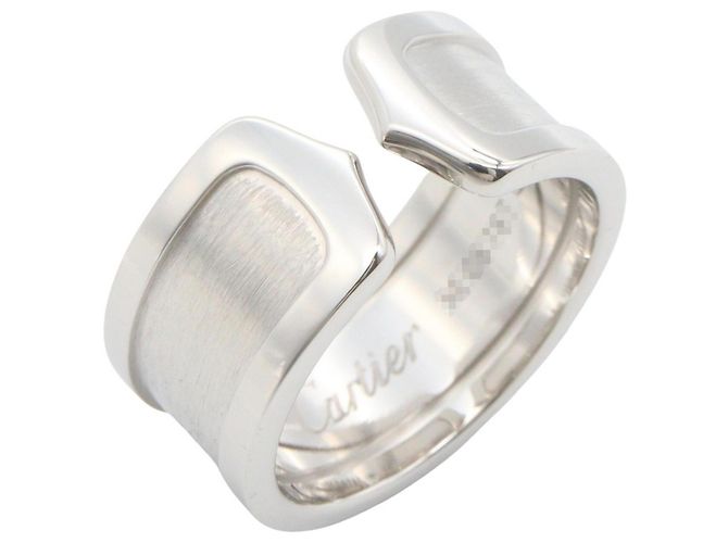 Anillo Cartier C2 en oro blanco de 18K Dorado