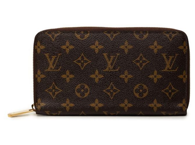 Cartera Larga Louis Vuitton Monogram Zippy Organizer Castaño