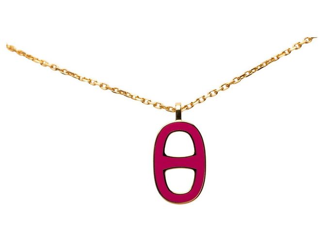 Hermès Hermes Chaine d'Ancre Iliad Halskette Pink Golden