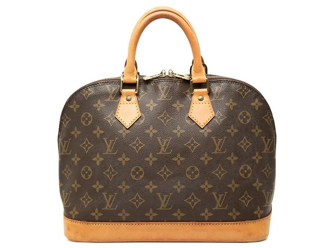 Borsa Louis Vuitton Monogram Alma PM Marrone Monogramma