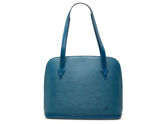 Sac Cabas Louis Vuitton Epi Lussac Bleu