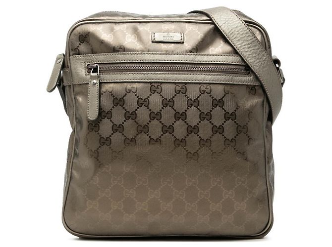 Borsa a tracolla Gucci GG Imprime Marrone