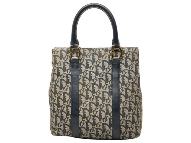 Borsa Christian Dior Dior Trotter Blu navy