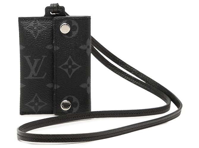 Louis Vuitton Monogram Eclipse Business Card Case Black