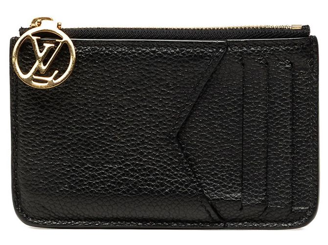 Louis Vuitton Monogram Empreinte Portecarte Romy Wallet Black