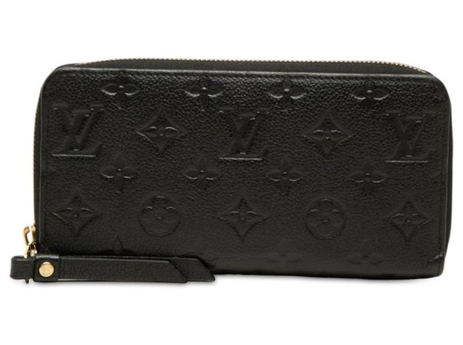 Cartera Zippy Louis Vuitton Monogram Empreinte Negro Monograma