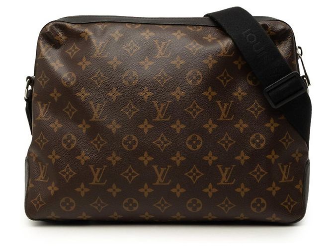 Bolsa Tiracolo Louis Vuitton Monogram Macassar Torres Marrom Monograma