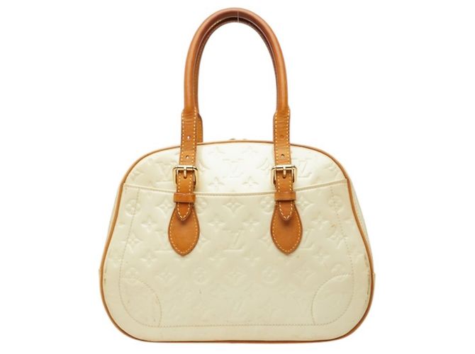 Louis Vuitton Monogram Vernis Summit Drive Handtasche Weiß