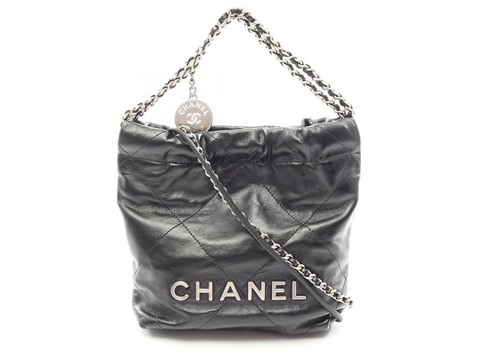 Chanel CHANEL 22 Mini Borsa a tracolla 2-Way Nero