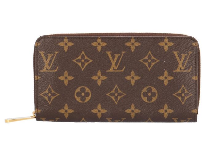 Zippy Cartera Larga Louis Vuitton Monogram Castaño