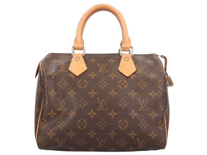 Louis Vuitton Speedy 25 Monogram Handtasche Braun