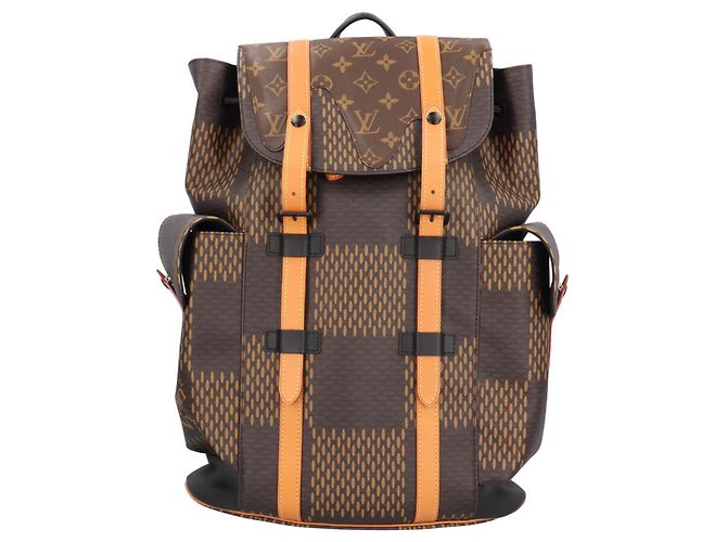 Louis Vuitton NIGO Collaboration Damier Giant Backpack Brown