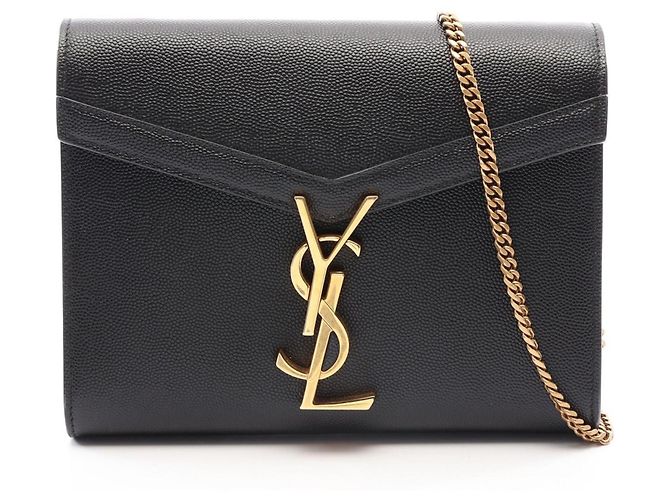Borsa a tracolla Yves Saint Laurent Paris Cassandra Nero