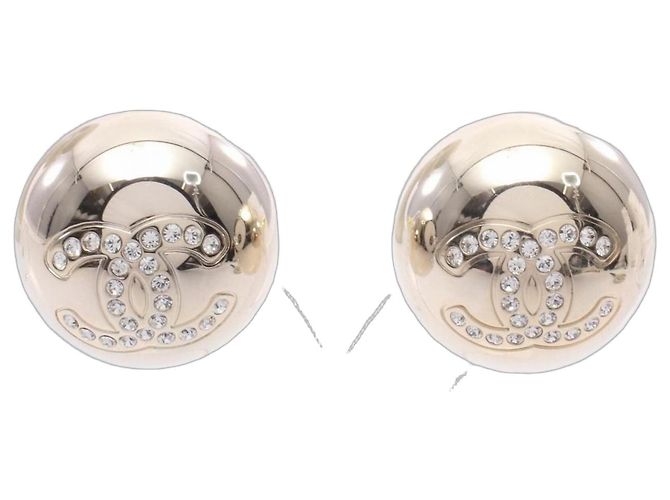 Timeless Pendientes Chanel B26C Coco Mark Ball Dorado