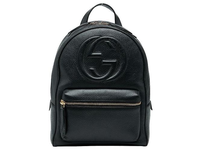 Gucci Soho Interlocking G Rucksack Schwarz