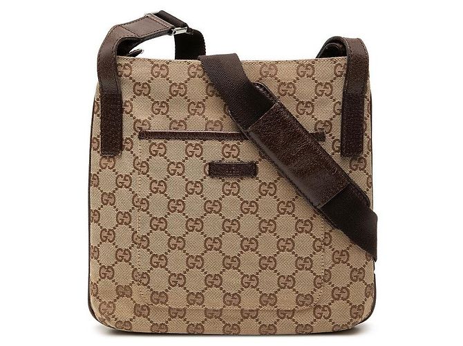 Borsa a tracolla Gucci GG Canvas Marrone Beige