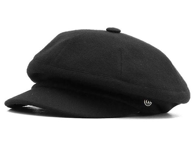 Autre Marque Christian Dior CD Logo Wool Nylon Hat Black