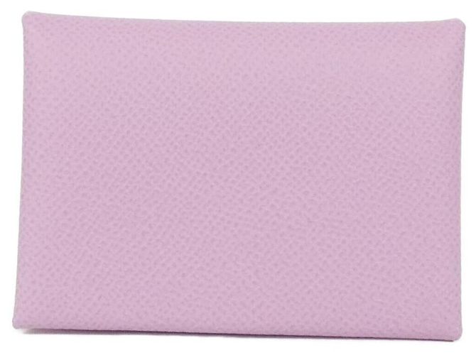 Hermès Calvi Duo Epsom Coin Case Pink