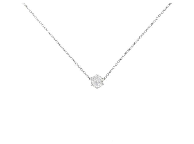 Autre Marque Collana di diamanti Pt950 Pt850 Argento