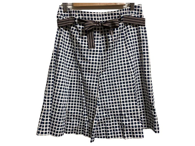 Max Mara WEEKEND Patterned Skirt Blue