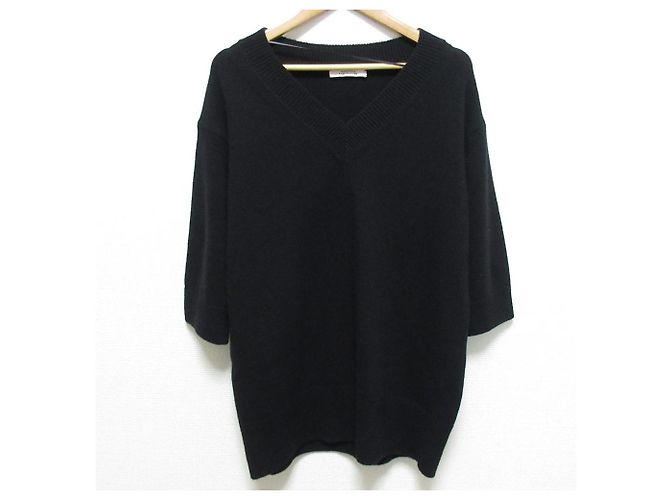 Autre Marque Dorothee Schumacher Strickpullover aus Wolle und Kaschmir Schwarz