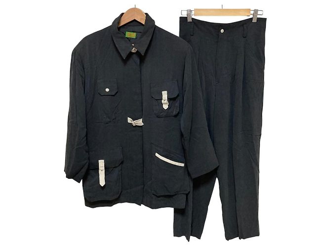 Autre Marque Olleborebla Alberobello setup shirt jacket pants Black
