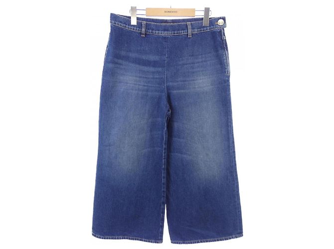 Jeans Chanel LOOK36 Azul Azul marinho