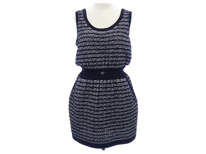 Chanel LOOK41 Kleid Schwarz Weiß