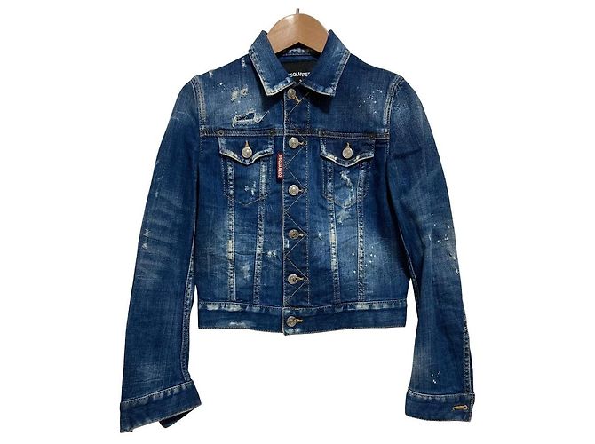 Autre Marque Giacca in denim Dsquared2 Blu