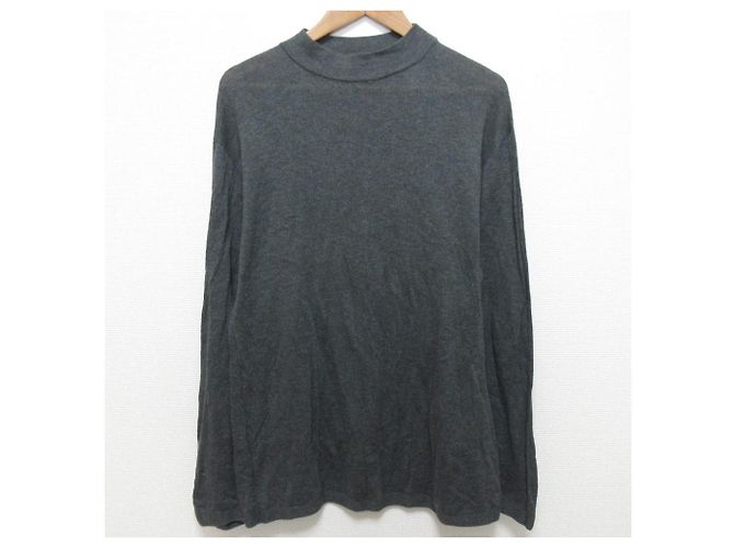 Autre Marque 45R Stricktop aus Baumwolle Braun