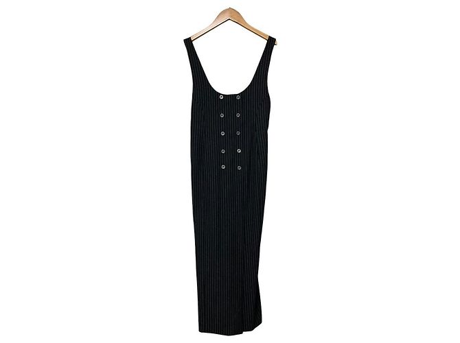 Autre Marque COCO DEAL Kleid mit hoher Taille Schwarz