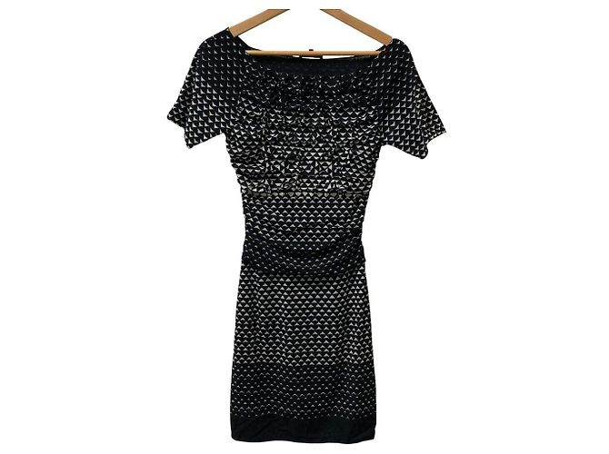 Autre Marque Vestido Power Net VIVIENNE TAM Negro