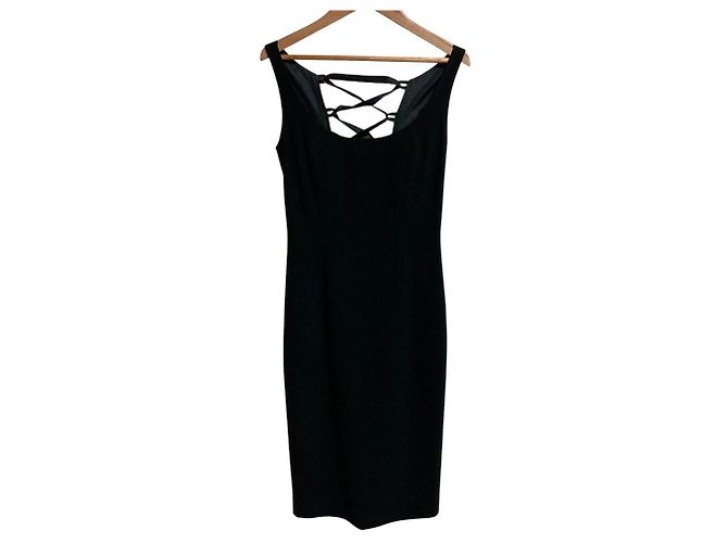 Autre Marque JESUS DIAMANTE Spitzenkleid Schwarz