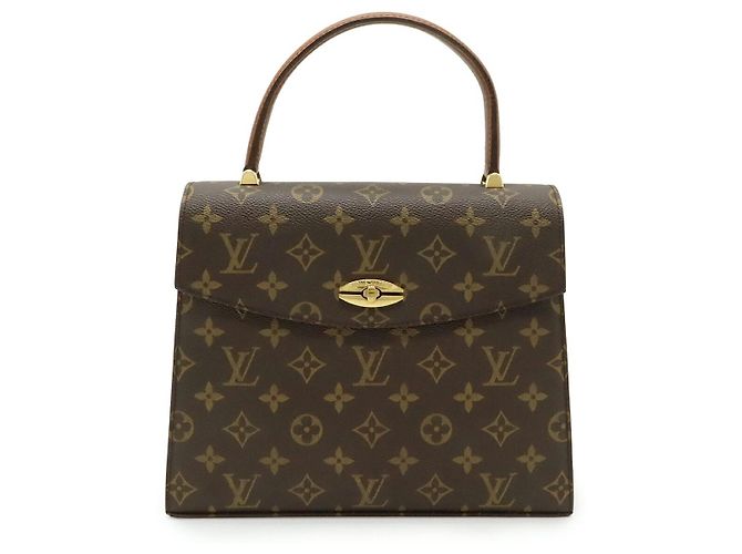 Bolsa de mão Louis Vuitton Marceau Monogram Marrom