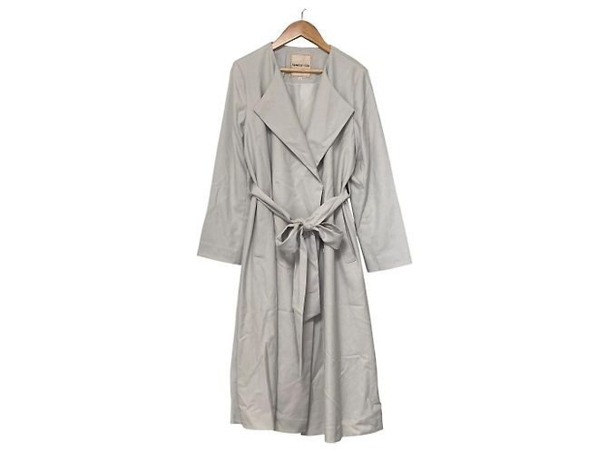 Autre Marque Apuweiser-riche Back Pleats Spring Coat Brown