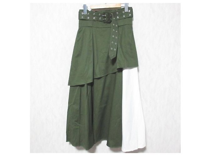 Autre Marque Gonna lunga a campana chino a strati RIM.ARK Verde