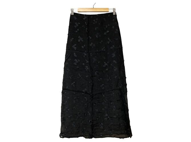Autre Marque Demi-Luxe BEAMS Langer Rock Schwarz