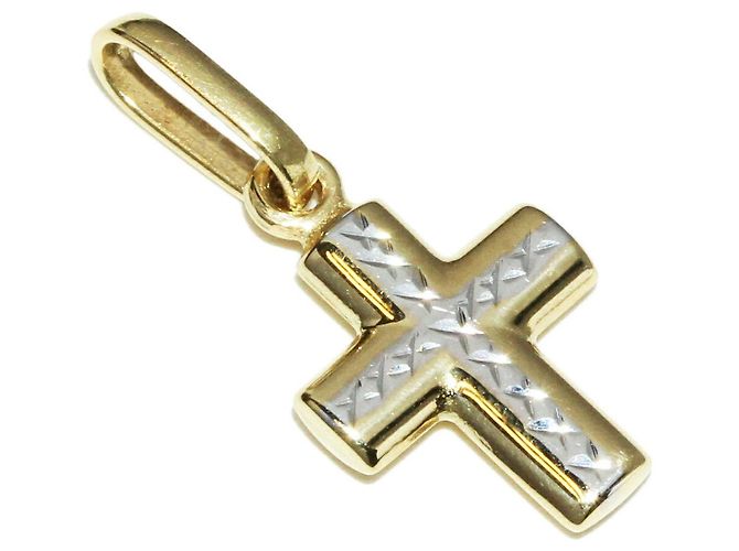 Autre Marque Pendente Croce Au750 D'oro
